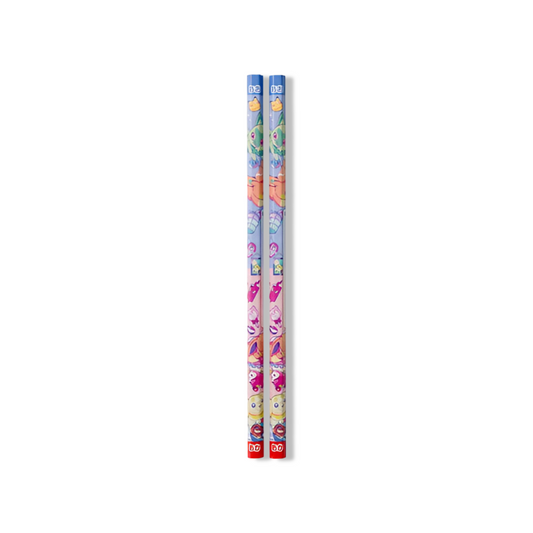 Crayons Rouges et Bleus - Pokémon Relaxing Time - Lot de 2