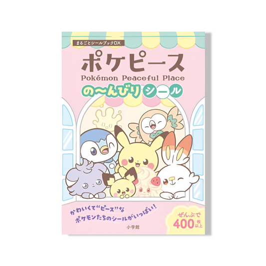 Livre de Stickers - "Marugoto DX Nonbiri Pokémon Pokepeace".