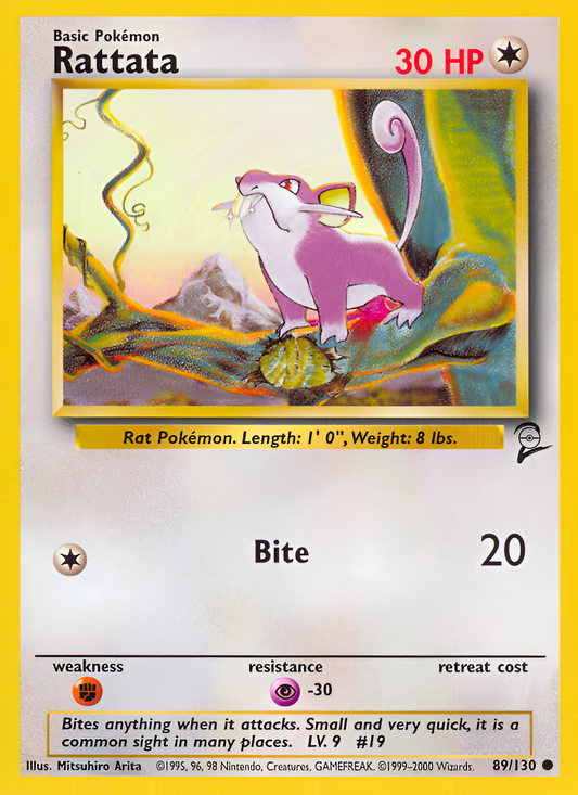 Wizards - Base Set 2 - Rattata - 89/130