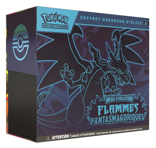 Coffret Dresseur d’Élite – Extension ME02 : Flammes Fantasmagoriques Pokémon
