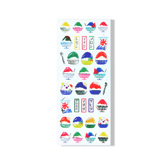 Planche de Stickers - Drop Seal - Kakigori