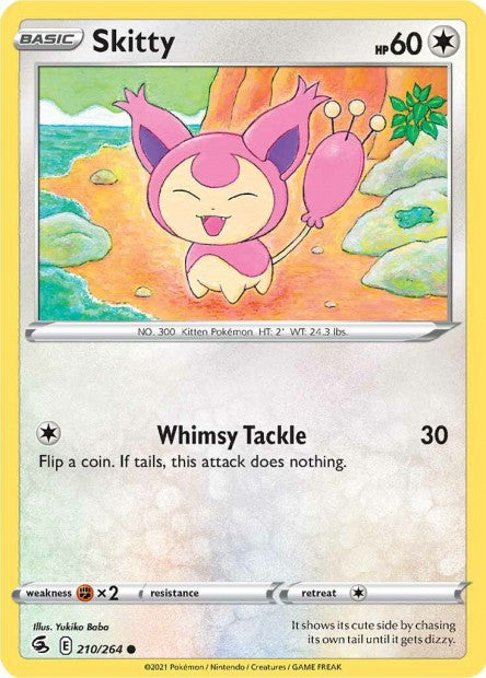 Sword & Shield - Fusion Strike - Skitty - 210/264