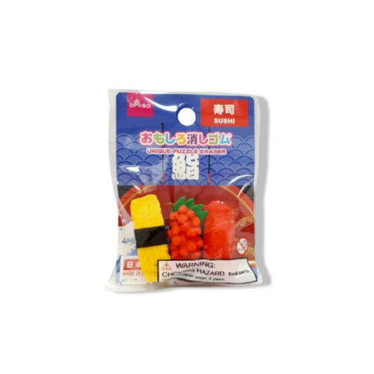 Gomme - Lot de 3 -  Sushi Omikuji