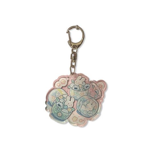 Hiroko - Porte clés -  Bunnies - Omikuji