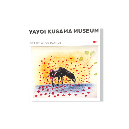 Yayoi Kusama - Lot de 3 cartes postales