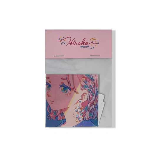 Hiroko - Lot de 2 Stickers -  Radio Cassette + Portrait