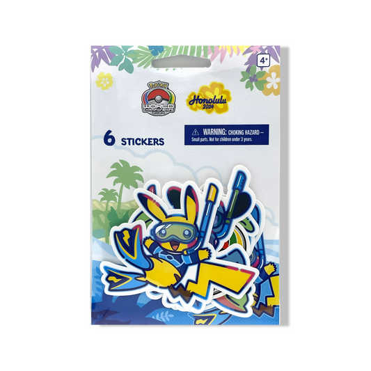 World Champions Honolulu 2024 - Lot de 6 Stickers