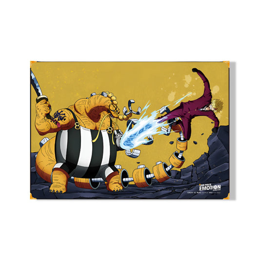 Illustration - Wano Country Great Battle Screen - Sanji vs Queen - ONE PIECE EMOTION Omikuji