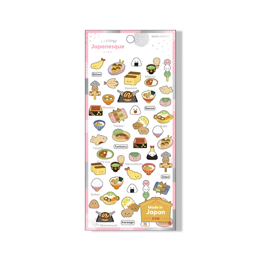 Planche de Stickers - Japanesque Food