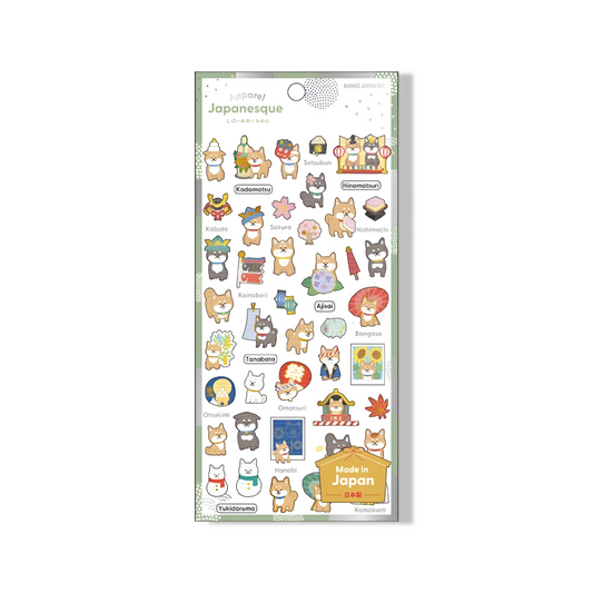 Planche de Stickers - Japanesque Shiba