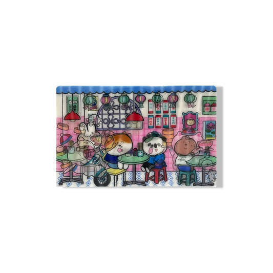 Kajii Noriko -  Sticker Lenticulaire  -  Boutique Ramen Int Kajii Noriko