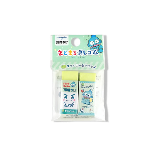 Lot de 2 Gommes - Hangyodon - Senteur Pomme Omikuji