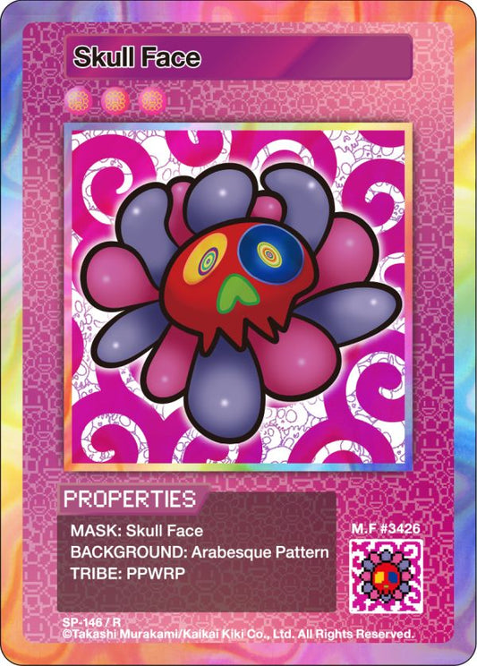 Murakami - 108 Flowers Revised - Skull Face - SP-146