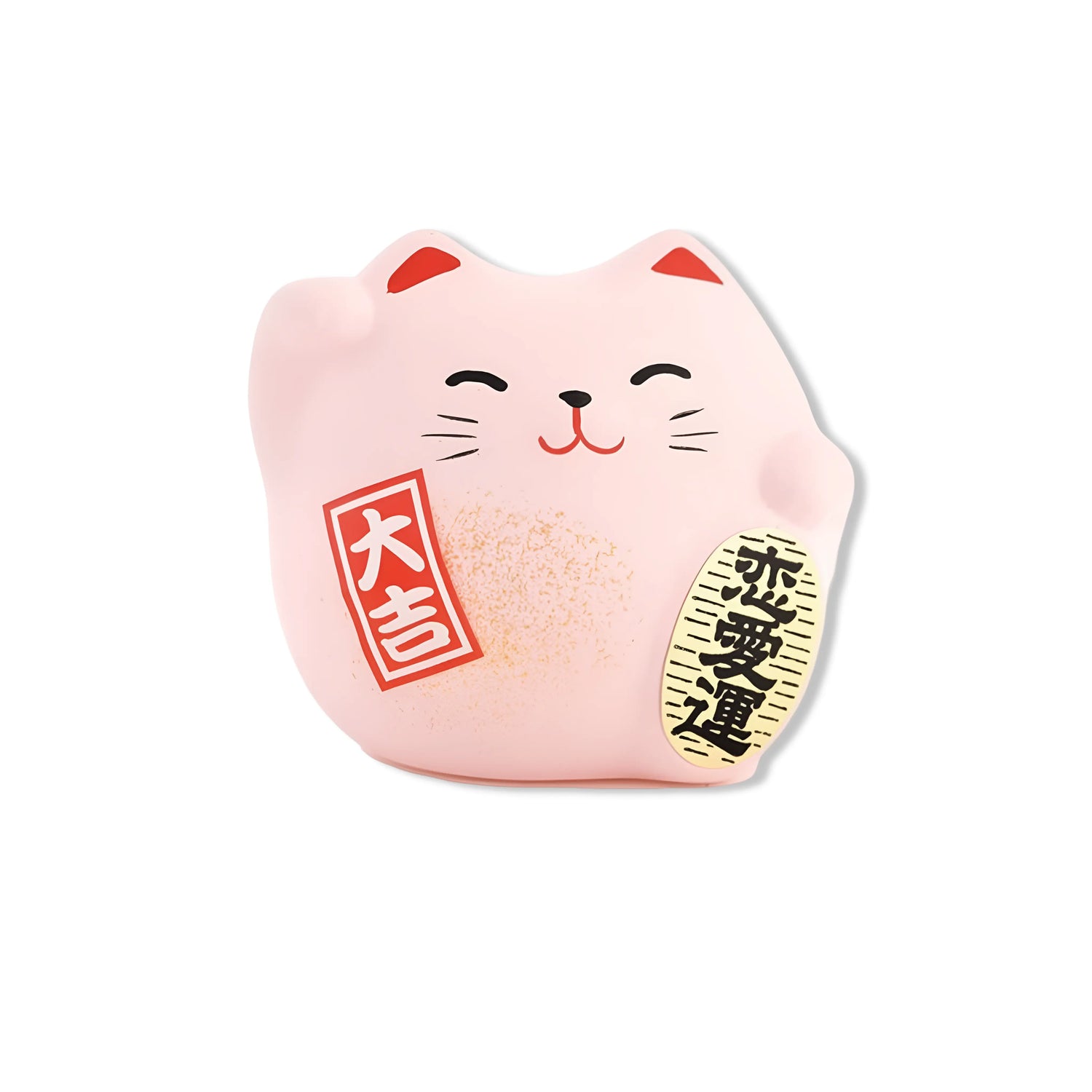 Maneki-Neko - Rose - H5.5 cm - Omikuji