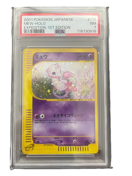 Mew - Expédition - 1st Edition - PSA 7 - Omikuji