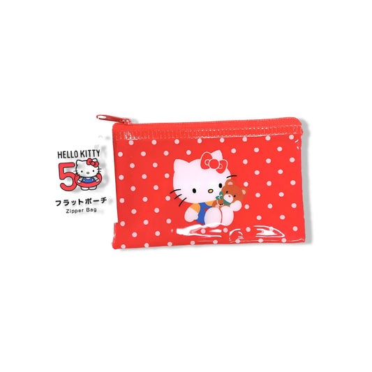 Mini pochette - Hello Kitty - 50th Anniversary - Rouge Omikuji