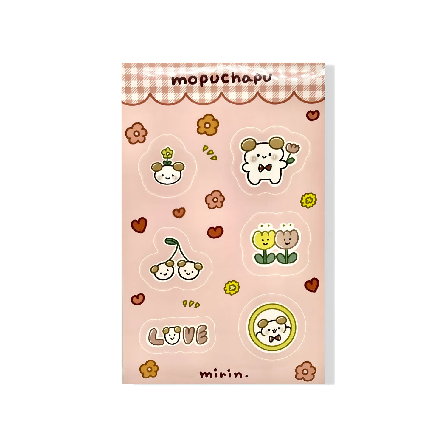 Mirin - Planche Autocollants -  Rose Mirin