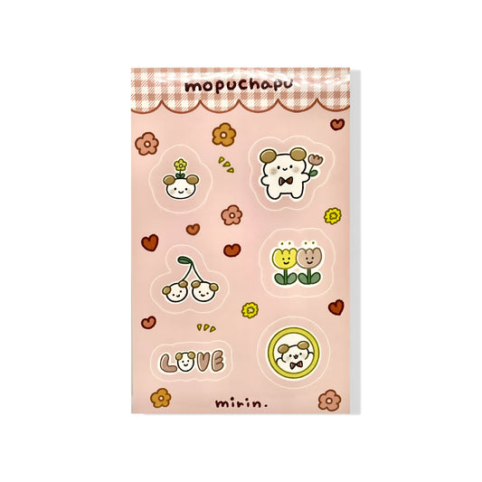 Mirin - Planche Autocollants -  Rose Mirin