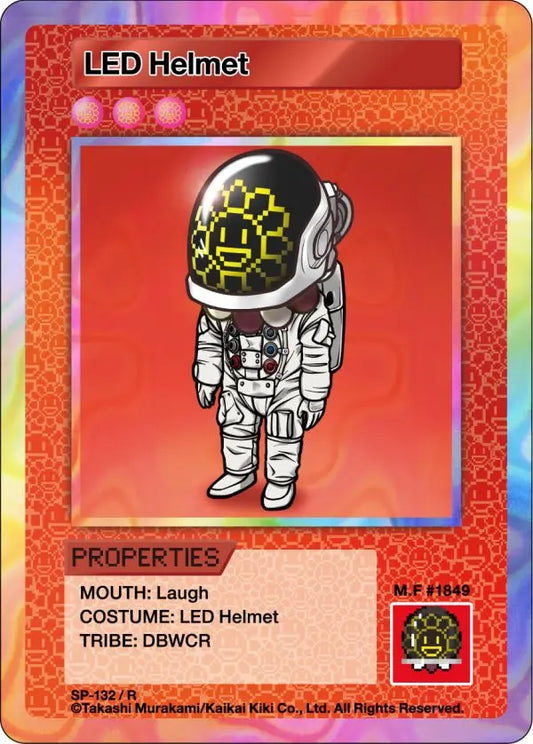 Murakami - 108 Flowers Revised - LED Helmet - SP-132 Takashi Murakami