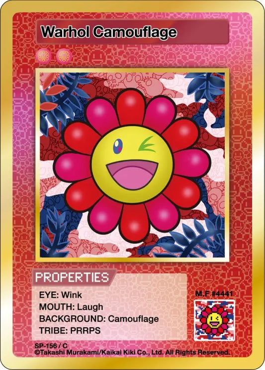 Murakami - 108 Flowers Revised - Warhol Camouflage - SP-156 Takashi Murakami