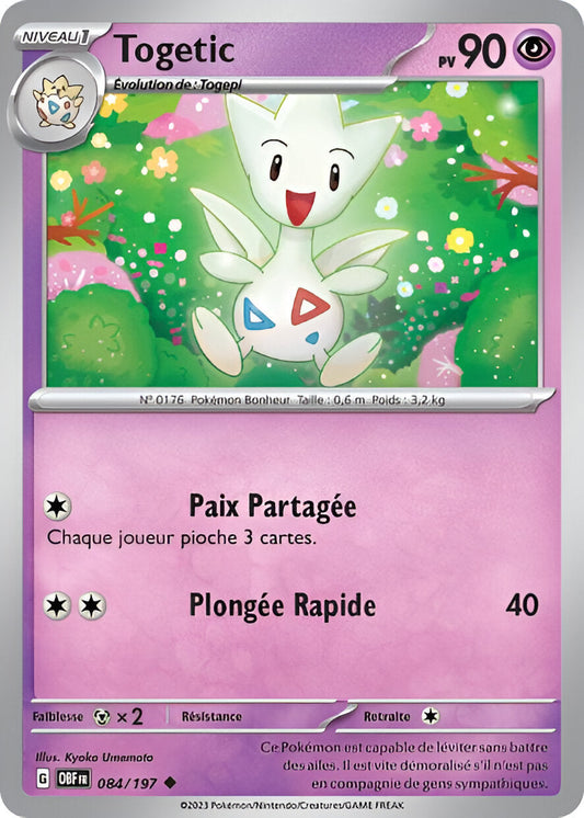 Ecarlate et Violet - OBF - Flammes Obsidiennes - Togetic - 084/197