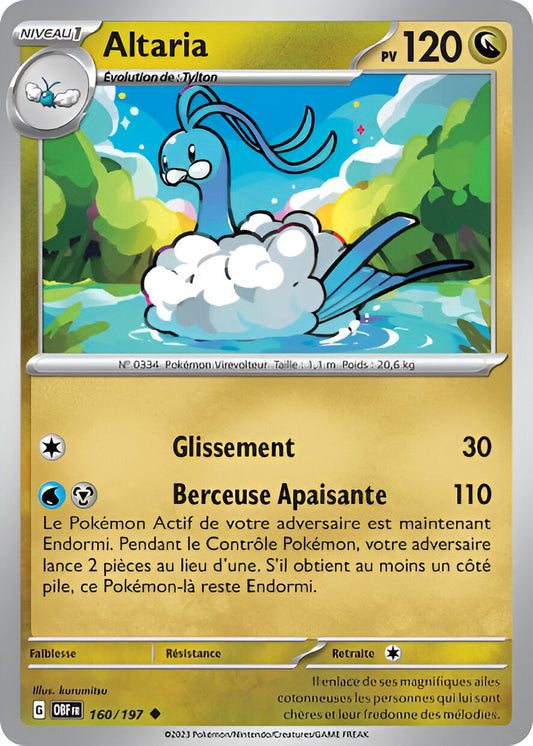 Ecarlate et Violet - OBF - Flammes Obsidiennes - Altaria - 160/197