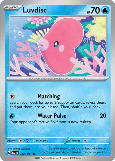 Scarlet & Violet - PAL - Paldea Evolved - Lovdisc - 047/193