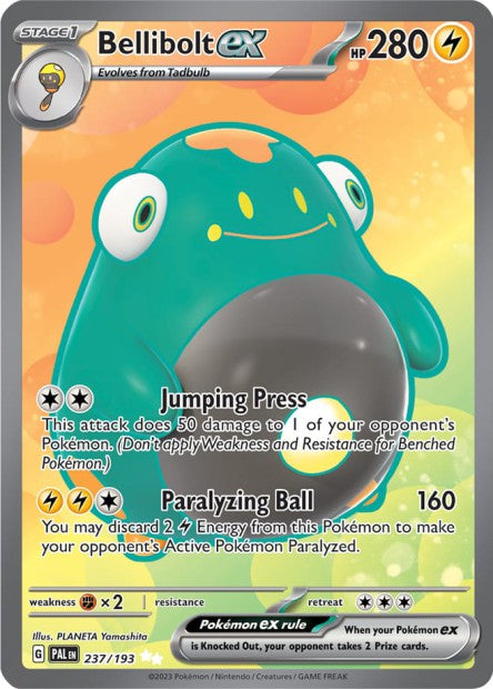 Scarlet & Violet - PAL - Paldea Evolved - Ampibidou ex- 237/193