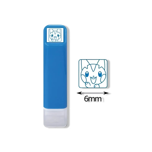 Petit Tampon - Emolga - Bleu 6mm Pokémon