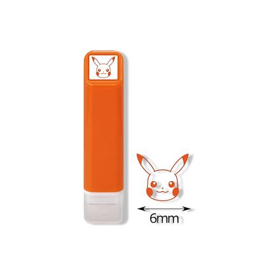 Petit Tampon - Pikachu - Orange 6mm