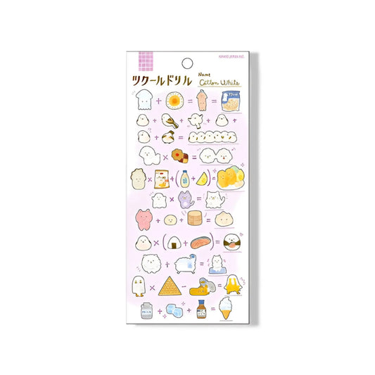 Planche de Stickers - Cotton White Omikuji