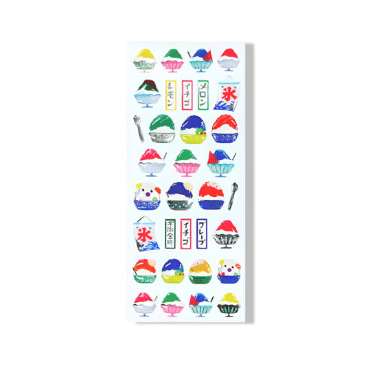 Planche de Stickers - Drop Seal - Kakigori Omikuji