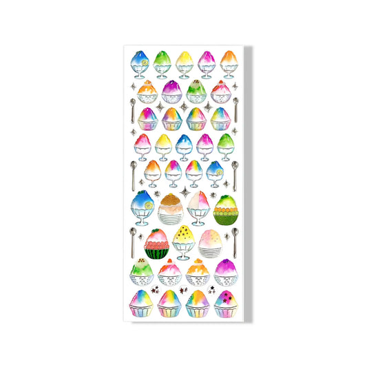 Planche de Stickers - Drop Seal - Mini Kakigori Omikuji