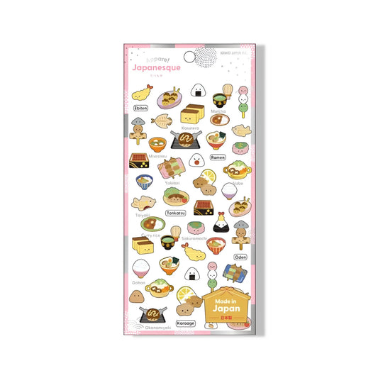 Planche de Stickers - Japanesque Food Omikuji