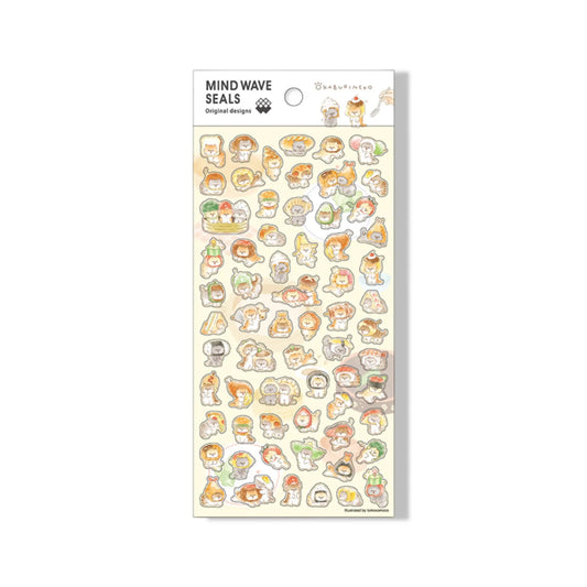 Planche de Stickers - Mind Wave seals - Okaburineko Omikuji