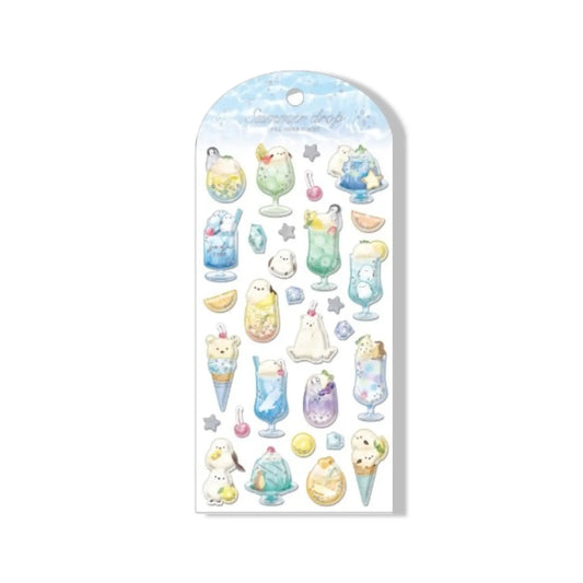 Planche de Stickers - Summer Drop - Float Omikuji