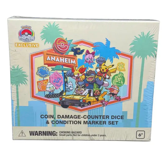 Pokémon - World Champions Anaheim 2025- Set de pièces et marqueurs - Omikuji