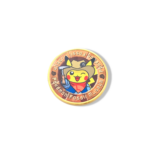 Médaille Pikachu - Pokémon Fossil Museum