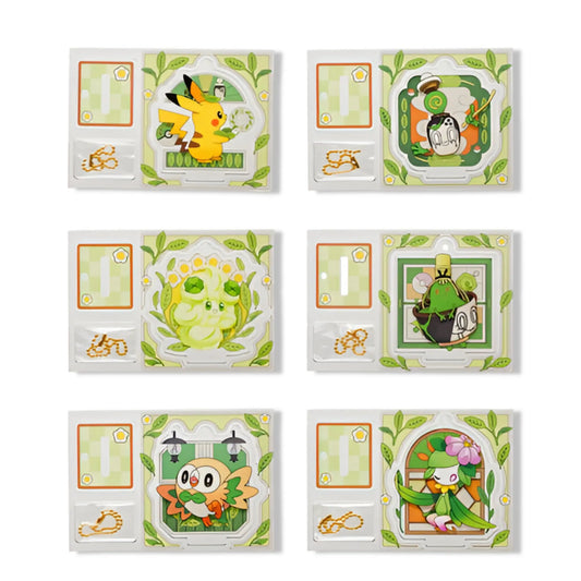Porte-Clés Acrylique avec Support - Motif Café Poltchageist Omikuji