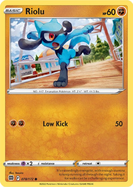 Sword & Shield - Brilliant Stars - Riolu - 078/198