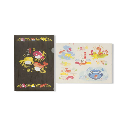 Set de 2 Pochettes A4  - “Dai Sushi! Sharitazu” Omikuji