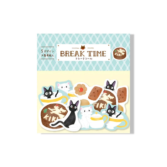 Set de Stickers - Break Time Cookies - Kiki la Petite Sorcière Ghibli