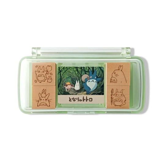 Set de Tampons Vert -  Mon Voisin Totoro Ghibli