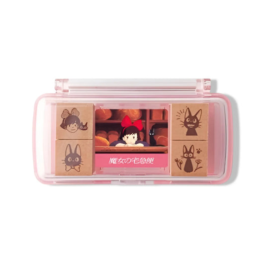 Set de Tampons - Violet - Kiki & Jiji - Kiki la Petite Sorcière Ghibli