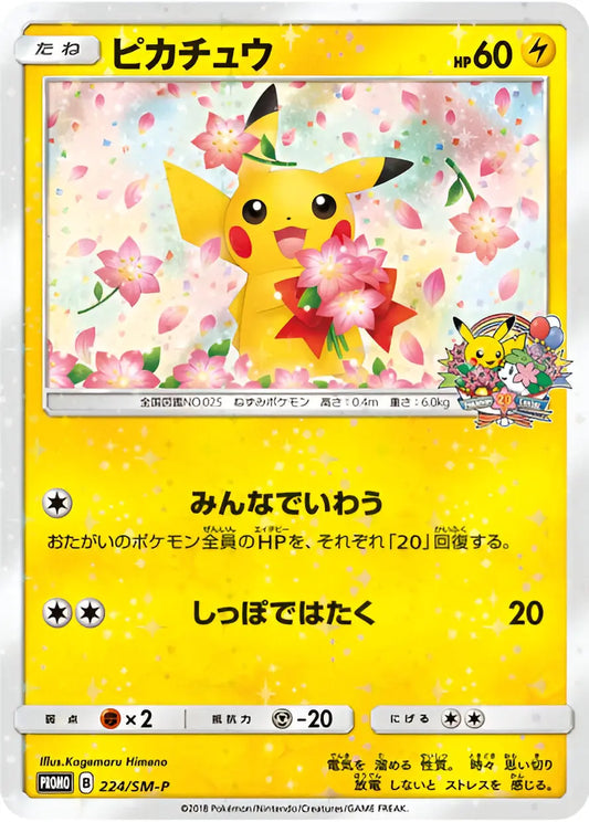 Soleil & Lune - SM-P - SM-P Promotional - Pikachu - 224/SM-P Pokémon