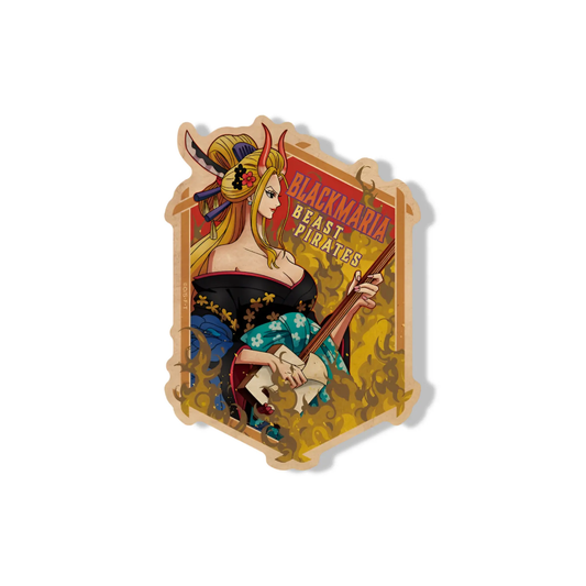 Sticker - ONE PIECE - Black Maria Omikuji