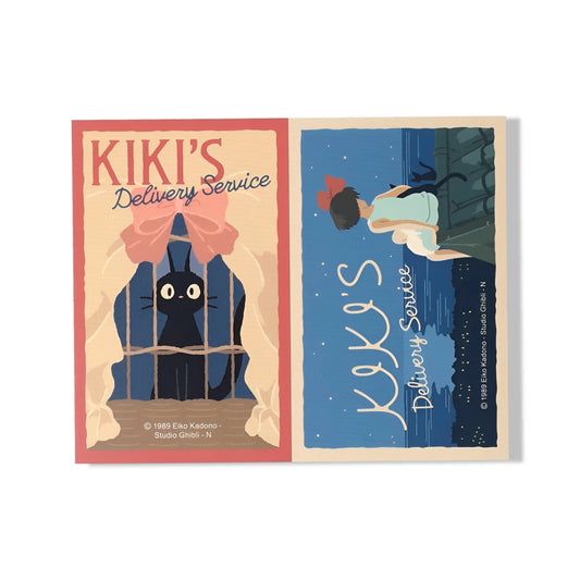 Stickers Rétro - Kiki & Jiji - Kiki la Petite Sorcière Ghibli