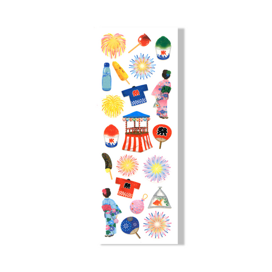 Planche de Stickers - Summer Hanabi