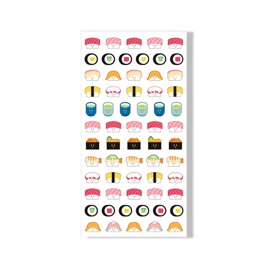 Planche de Stickers - Sushi