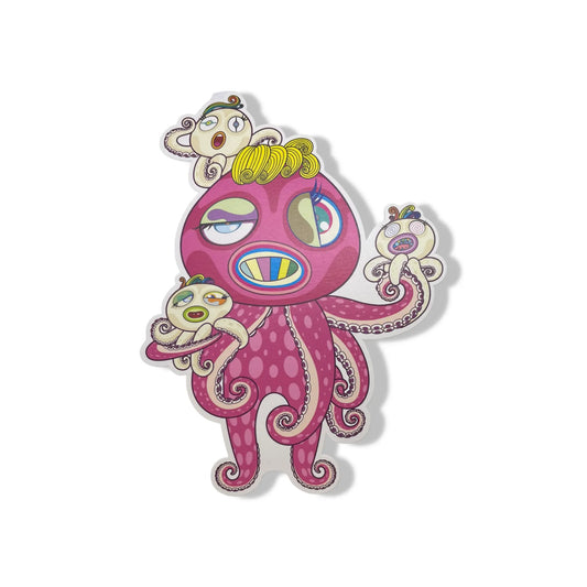 Takashi Murakami - Carte Postale Octopus family Takashi Murakami